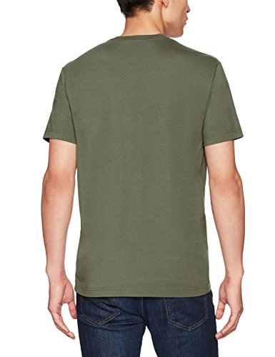 Goodthreads Men's Short-Sleeve Crewneck Cotton T-Shirt, Olive, Large