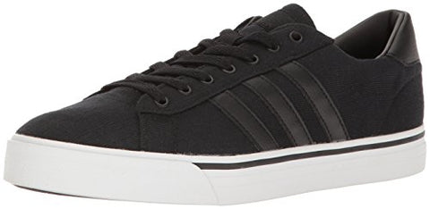 Amazon.com | adidas Originals Men's Cloudfoam Super Daily Shoes, Black/Black/White, (12 M US) | Fashion Sneakers